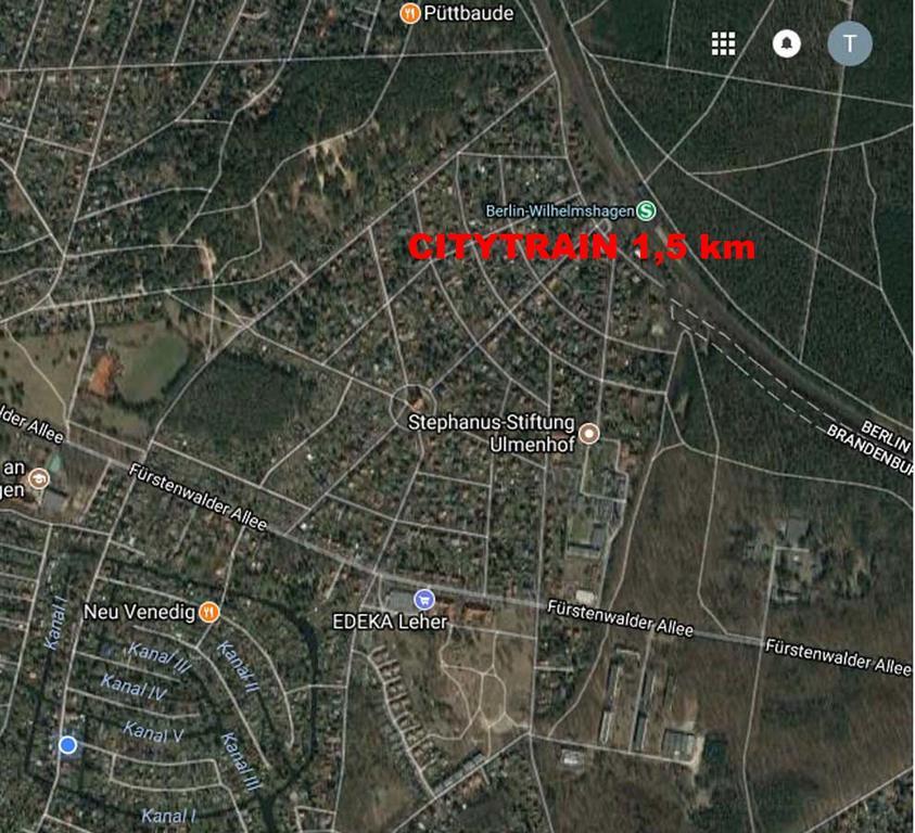 Pension An Der Elsterbruecke Берлін Екстер'єр фото